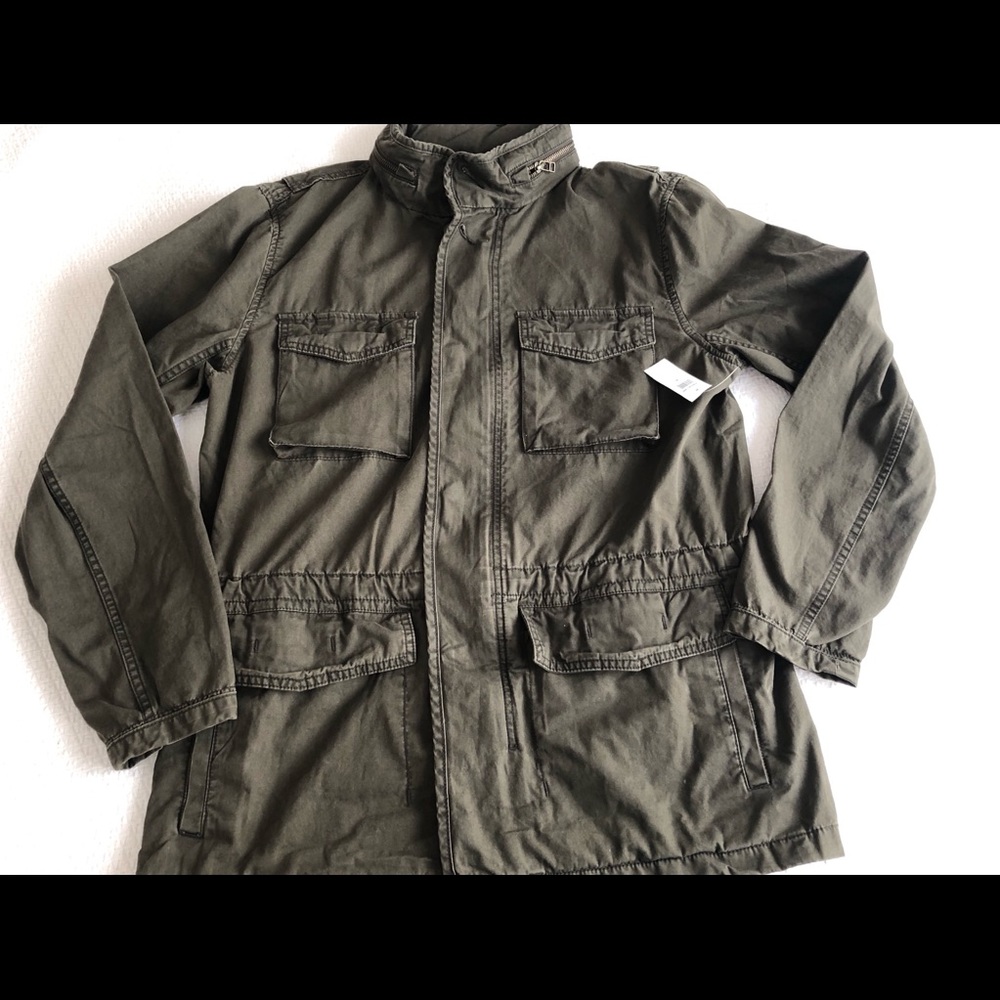 GAP Men’s Military Jacket size M camo green NWT